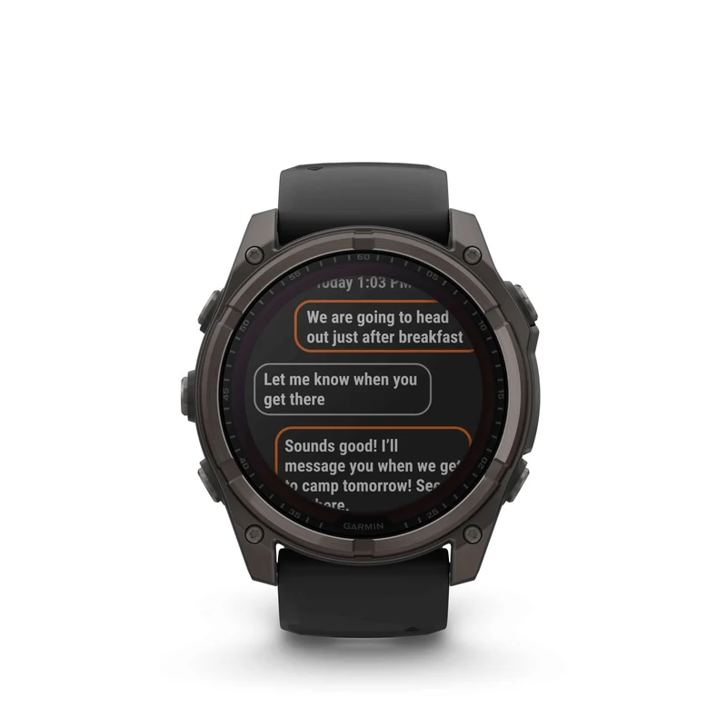 Fenix 8 Solar 51mm Titanium Noir | Garmin