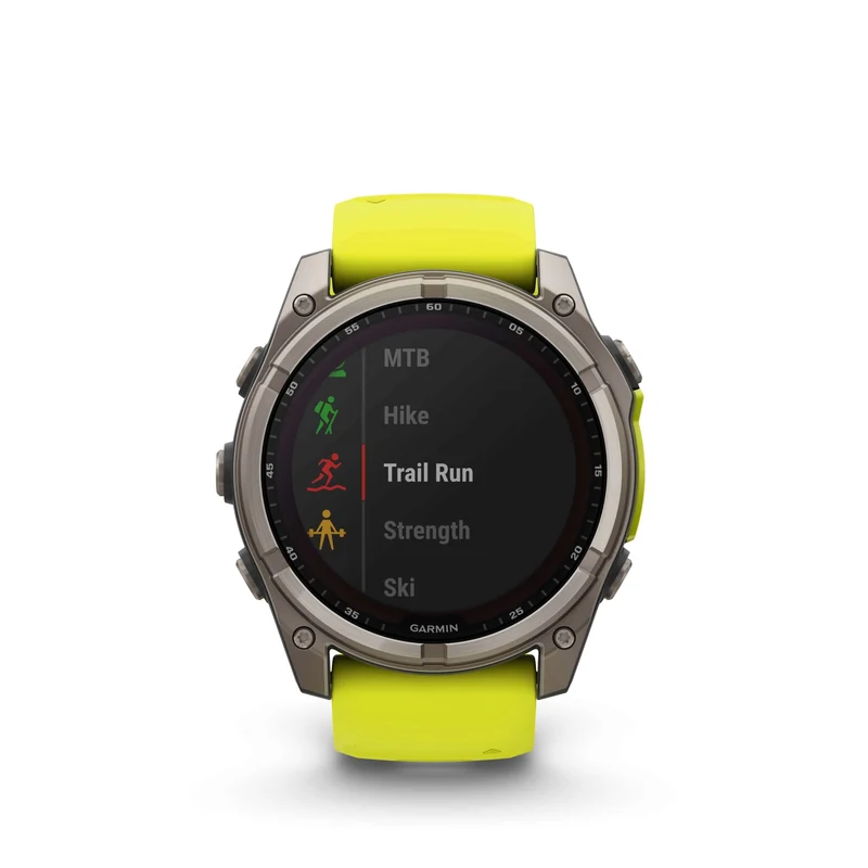 Fenix 8 Solar 51mm Titanium Jaune | Garmin