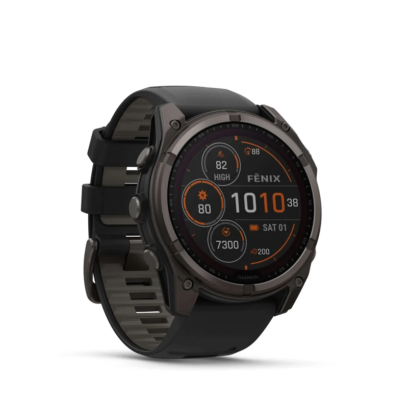 Fenix 8 Solar 47mm Titanium Noir | Garmin