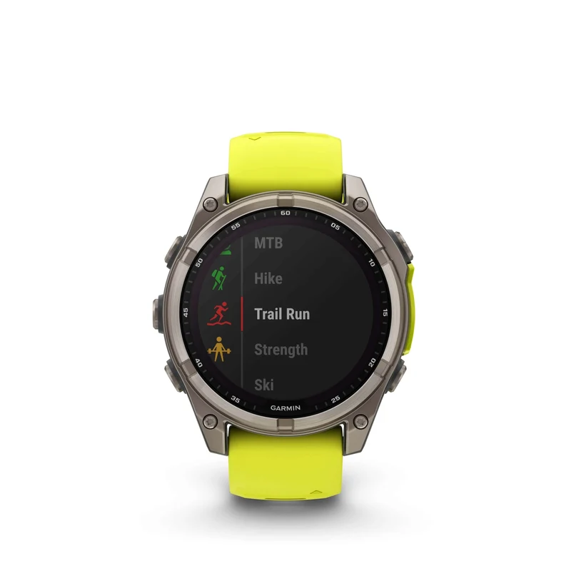 Fenix 8 Solar 47mm Titanium Jaune | Garmin