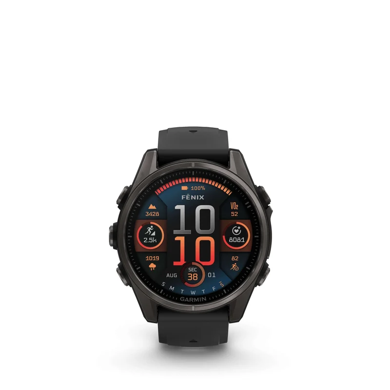 Fenix 8 Amoled 43mm Titane Noir | Garmin