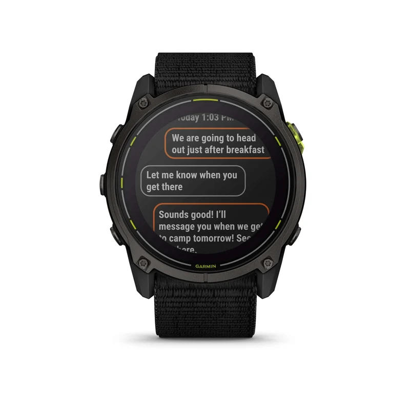 Enduro 3 Solar 51mm Ultrafit Noir | Garmin