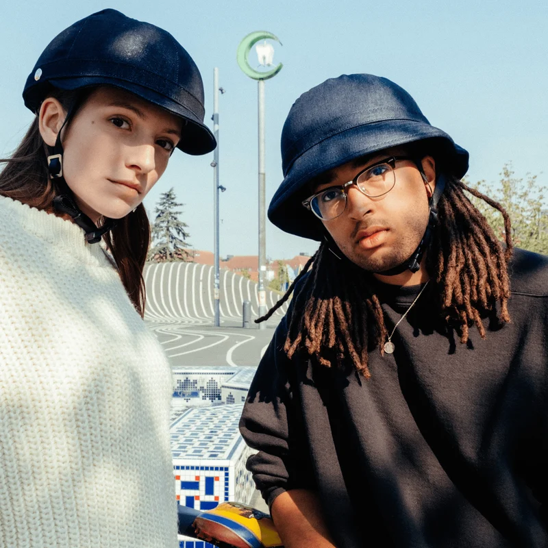 Tokyo Denim Helmet Hat (helmet+cover)