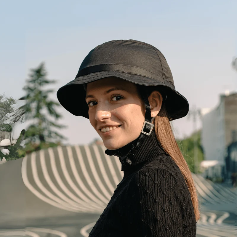 Tokyo Black Rain Helmet Hat (helmet+cover)
