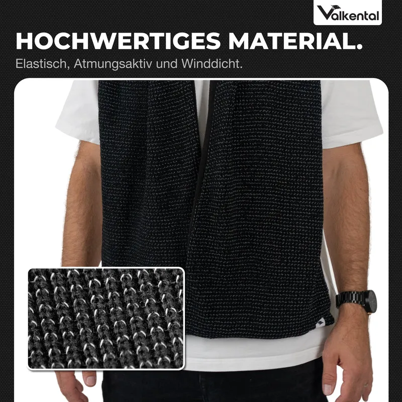 NOUVEAU : Écharpe réfléchissante - Écharpe tricotée réfléchissante avec doublure en polaire