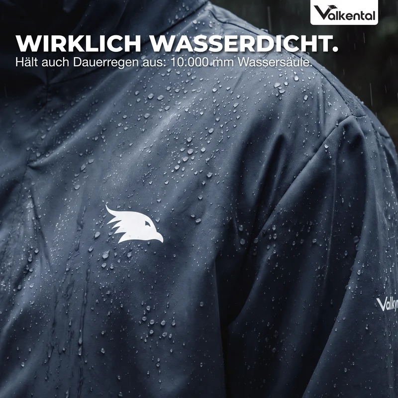 Veste 3 en 1 Smart Jacket - 100 % réfléchissante et imperméable, avec polaire amovible à fermeture éclair - Produit de deuxième choix
