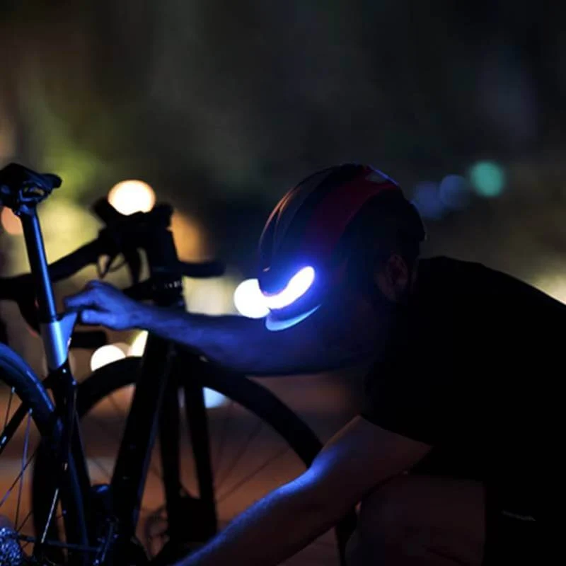 LumaGuard™ | Casque velo avec visière et éclairage avant et arrière pour une protection renforcée