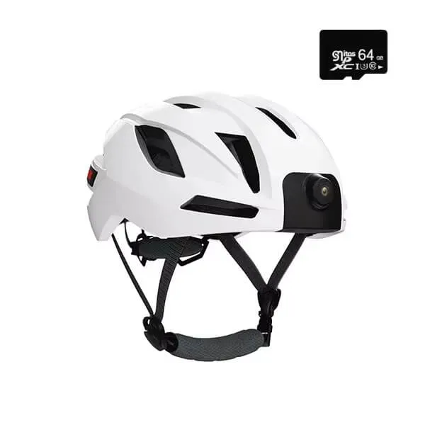 VisionGuard™ | Casque velo avec caméra HD intégrée et éclairage intelligent directionnel