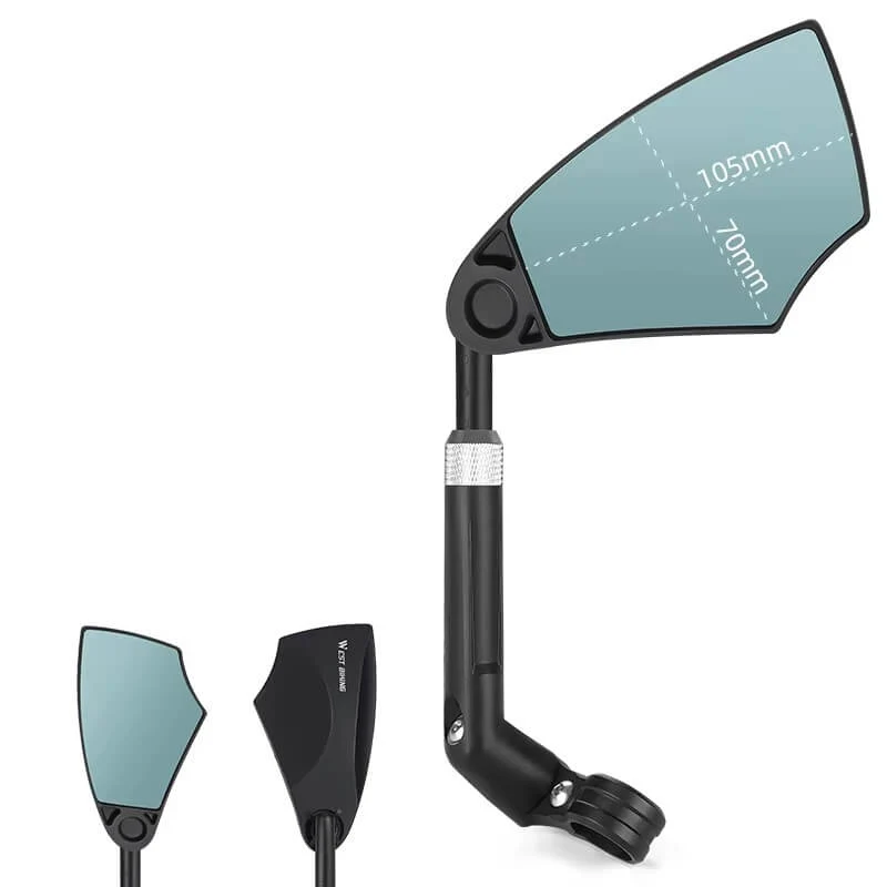 CycleScope™ | Retroviseur velo avec visibilité arrière stable et conception légère