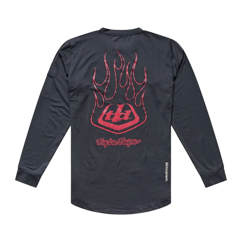 Ruckus Ride LS Tee Ember Carbon