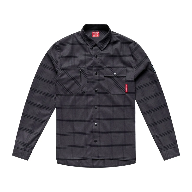 Ruckus Ride Flannel Yd Plaid Coal
