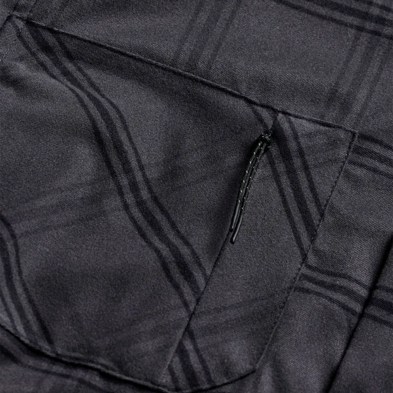 Ruckus Ride Flannel Yd Plaid Coal