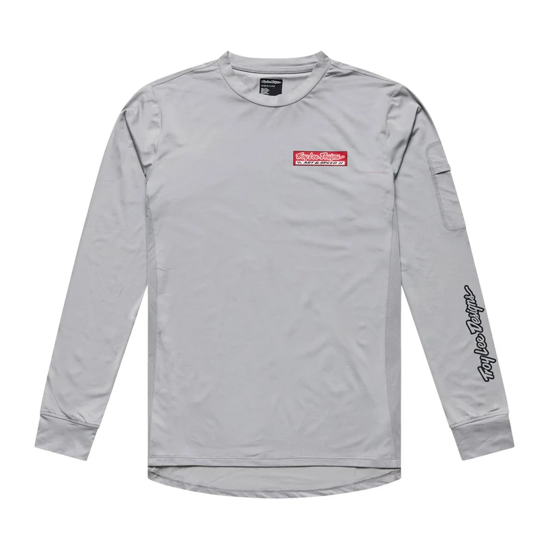Ruckus Ride LS Tee Custom Paint Mid Gray