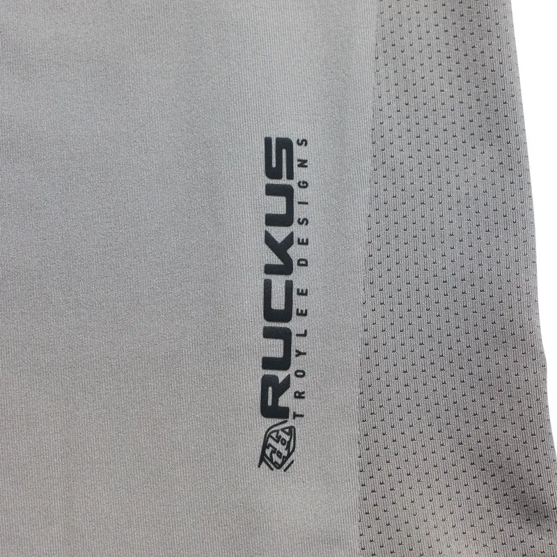 Ruckus Ride LS Tee Custom Paint Mid Gray