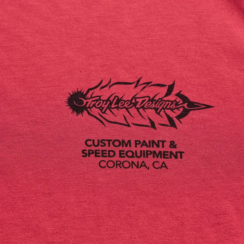 Skyline Ride SS Tee Feathered Ember Red