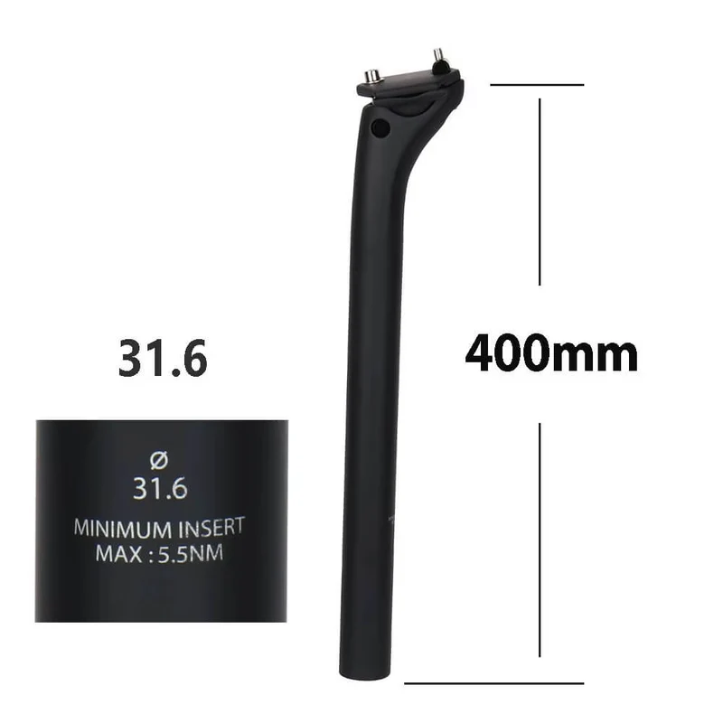 StraightTrack™ | Tige de selle en carbone légère avec maintien stable et confort longue distance