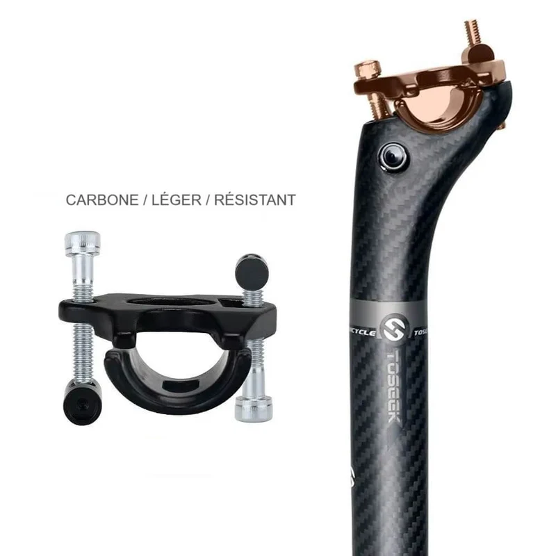 PostRide™ | Tige de selle en carbone avec maintien renforcé et position réglable