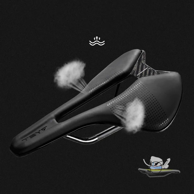 TurboTrack™ | Selle velo route avec base carbone et absorption des vibrations