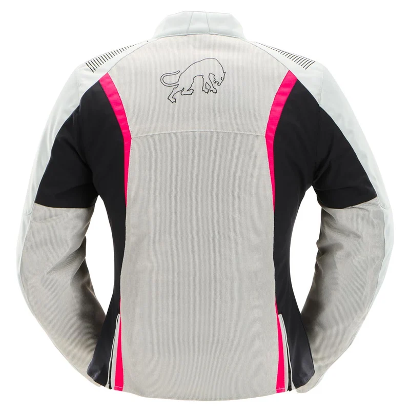 Blouson Moto Femme Clair Perle et Rose | Furygan™ Odessa Evo 3in1 Vented+ Pearl Noir Rose
