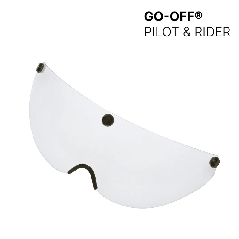 PILOT & RIDER transparent visor