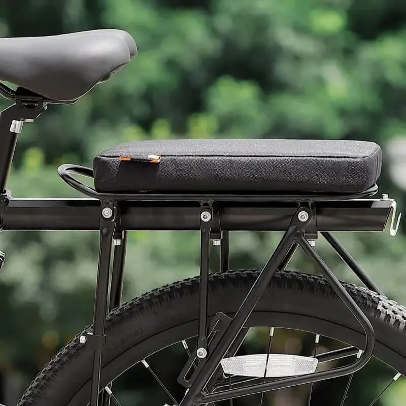 RideCush™ | Siege velo porte bagage avec rembourrage épais et fixation antidérapante