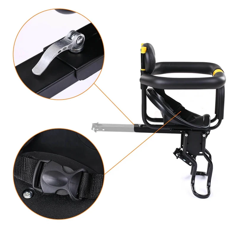 CycleNest™ | Siege enfant velo avec posture ergonomique et confort durable