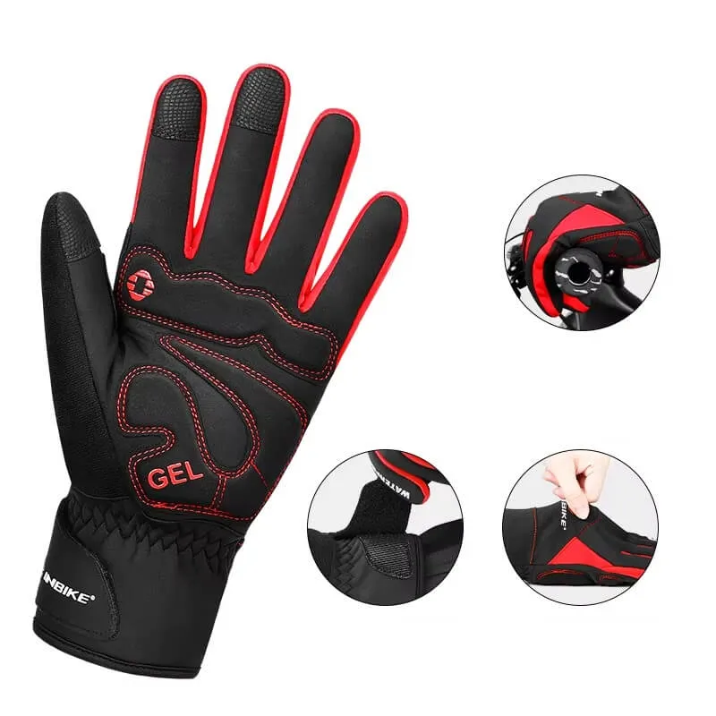 FreezeLock™ | Gants velo hiver avec chaleur durable et barrière imperméable
