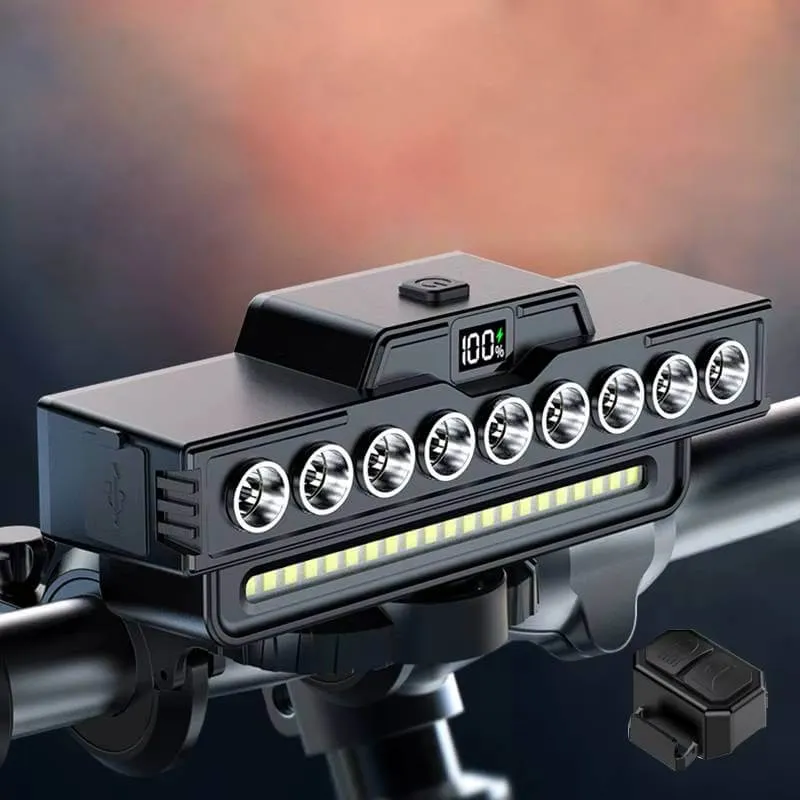 Luminis™ | Eclairage velo puissant avec klaxon intégré et fonction power bank