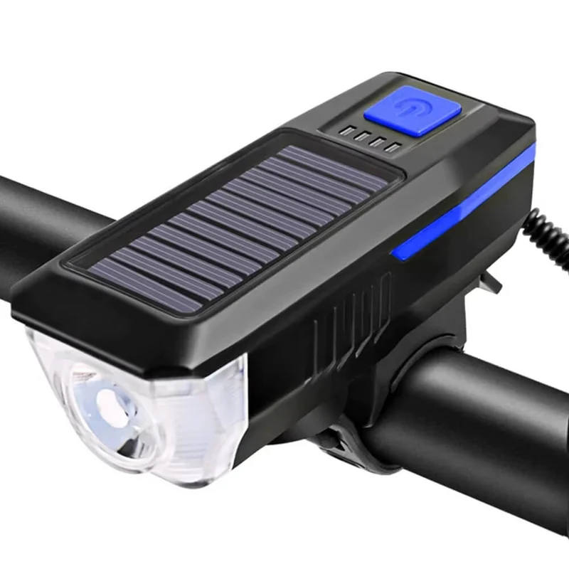 CycleFlare™ | Eclairage velo avec autonomie solaire et klaxon intégré pour une conduite sécurisée