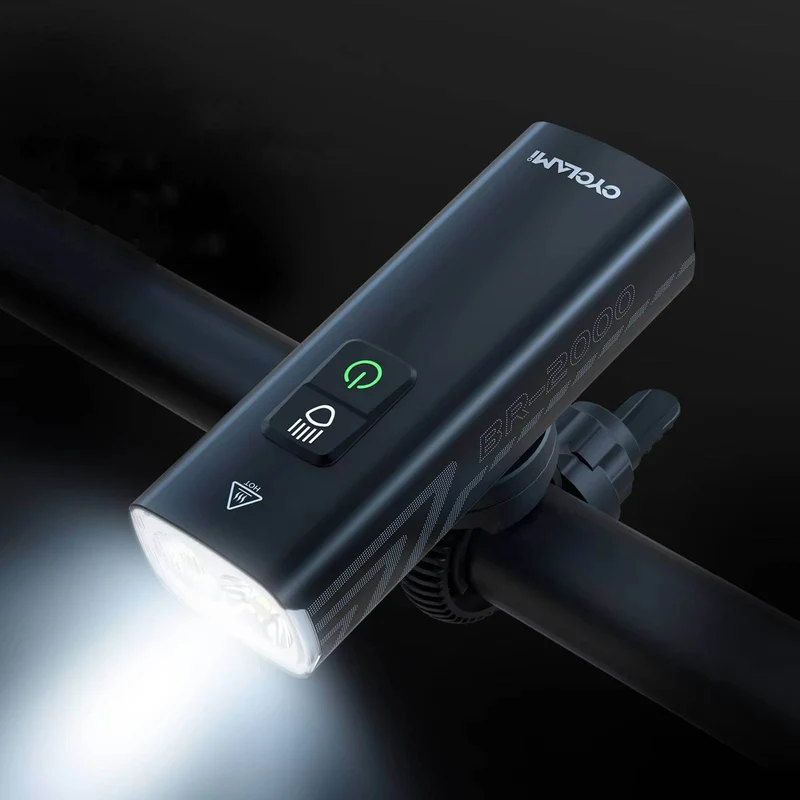 RayVolt™ | Eclairage velo puissant et orientable pour anticiper les obstacles et rouler en sécurité