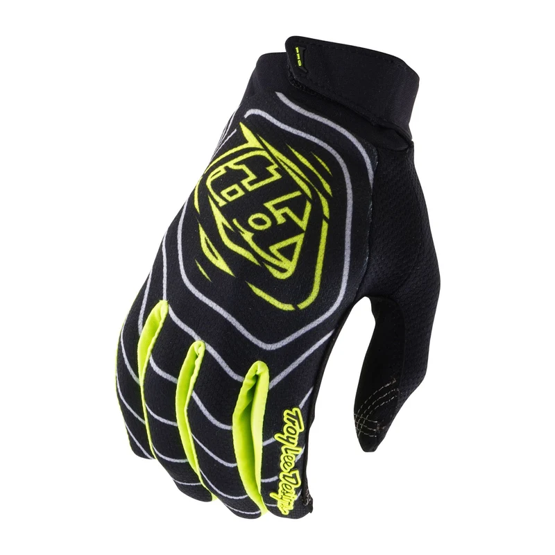 GP Pro Glove Stagger Gunmetal / Neo Yellow