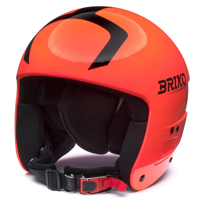 VULCANO FIS 6.8 JR - Helmets - Helmet - Kid unisex - Shiny Orange Fluo-Black