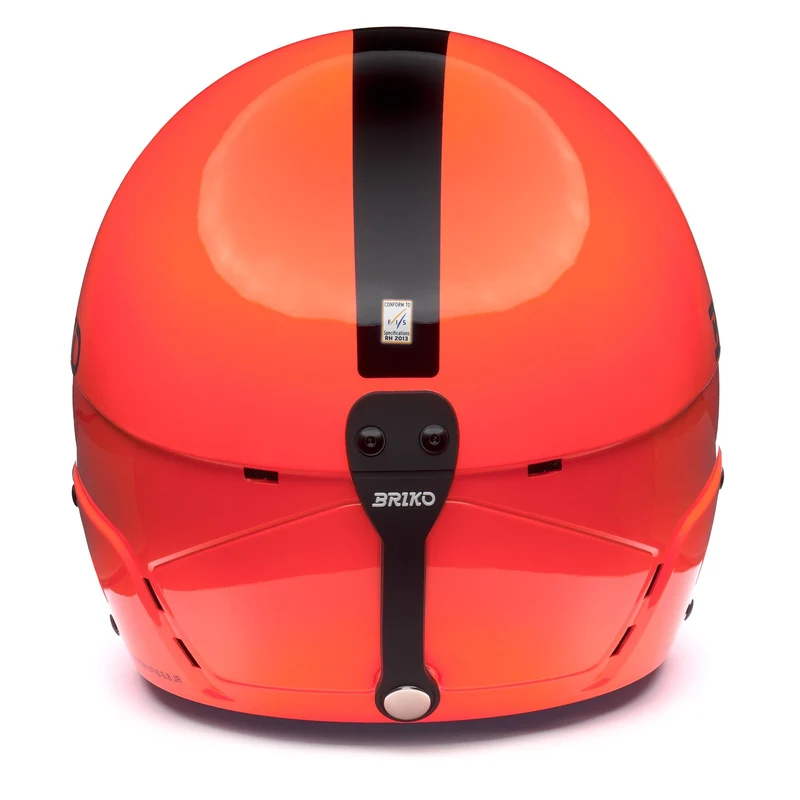VULCANO FIS 6.8 JR - Helmets - Helmet - Kid unisex - Shiny Orange Fluo-Black