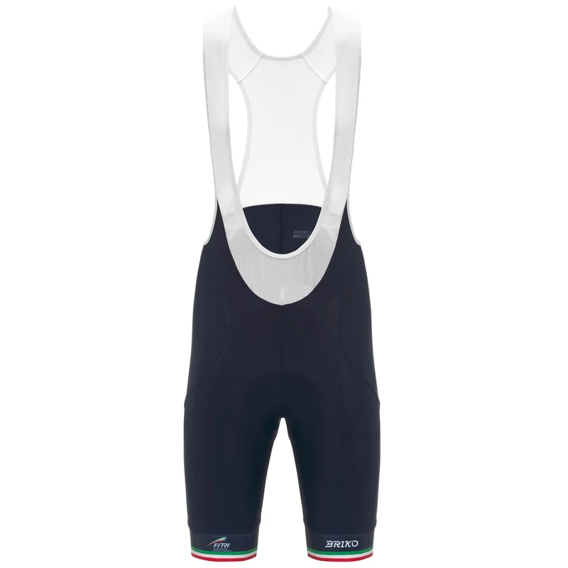 BRIKO FITRI M BIBSHORT - Sport Suits - Bib - Man - Blue Iris-White