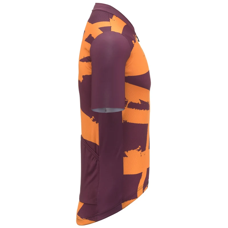 JERSEYKO TRACE - Active Jerseys - Shirt - Man - Red Amaranth-Orange