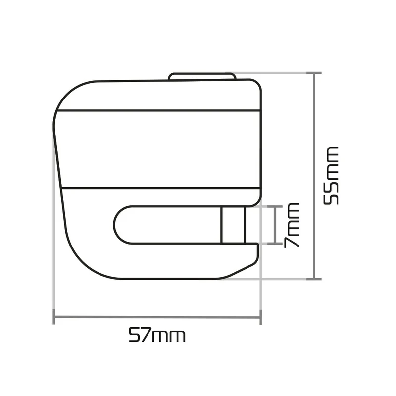 Oxford Micro XA5 — Bloque-Disque Moto Alarme 100 dB
