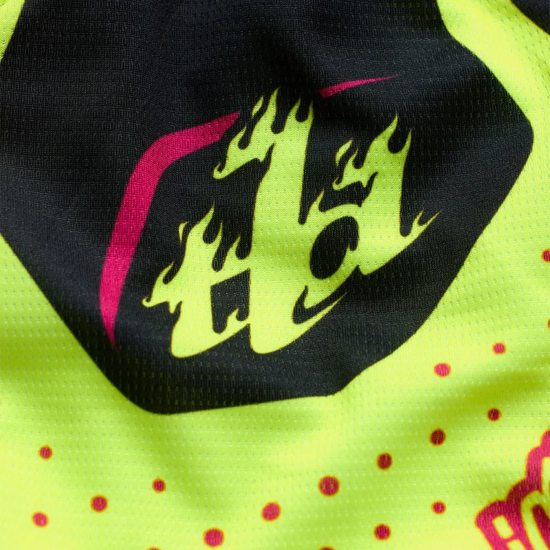 Youth GP Pro LS Jersey Roller Flo Yellow / Fuchsia