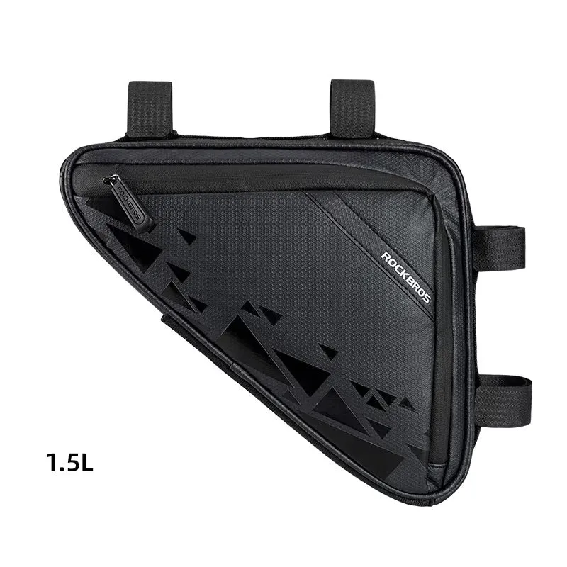 GripStash™ | Sacoche cadre velo légère et imperméable 1.5L