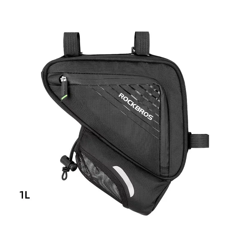 GripStash™ | Sacoche cadre velo légère et imperméable 1.5L