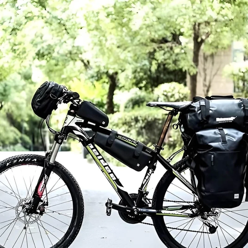 FrameWise™ | Sacoche cadre velo 2.2/3L étanche avec ouverture rapide