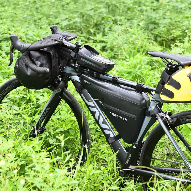VeloPouch™ | Sacoche cadre velo grande capacité 10L et étanche