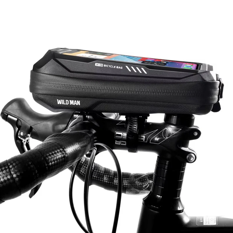 FrameTrek™ | Sacoche velo telephone compacte avec fenêtre tactile