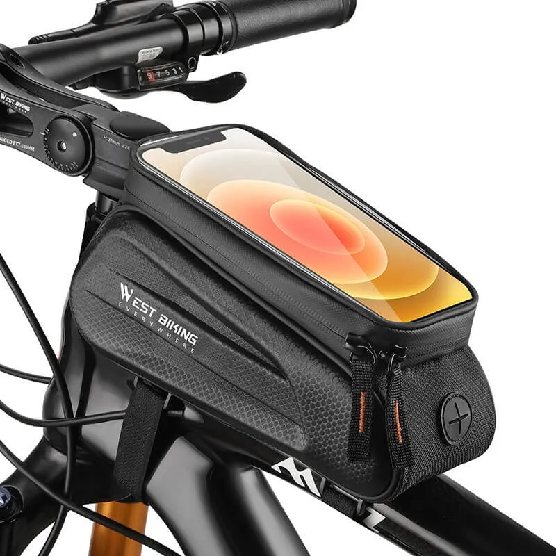 UrbTrek™ | Sacoche velo telephone 1.5L avec fenêtre tactile et protection contre la pluie