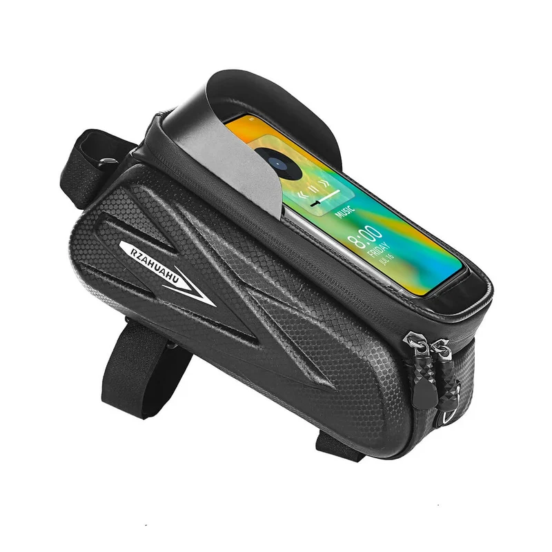 FrameTote™ | Sacoche velo telephone avec fenêtre tactile et structure renforcée