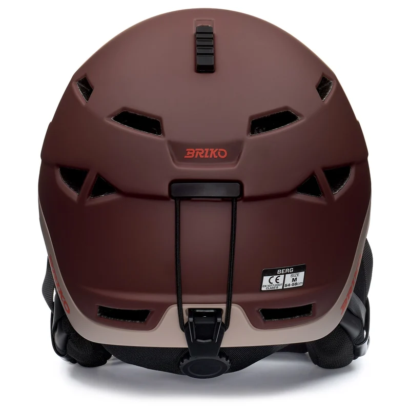 BERG - Helmets - Helmet - Unisex - Matt Crater Brown-Beige-Dark Orange