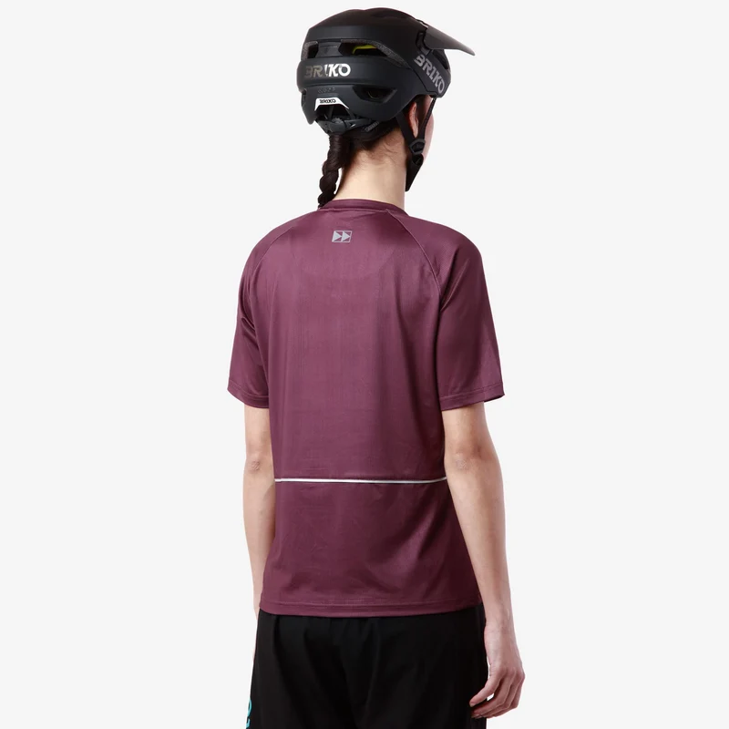 BLOWN LADY JERSEY - Active Jerseys - Shirt - Woman - Violet Wine