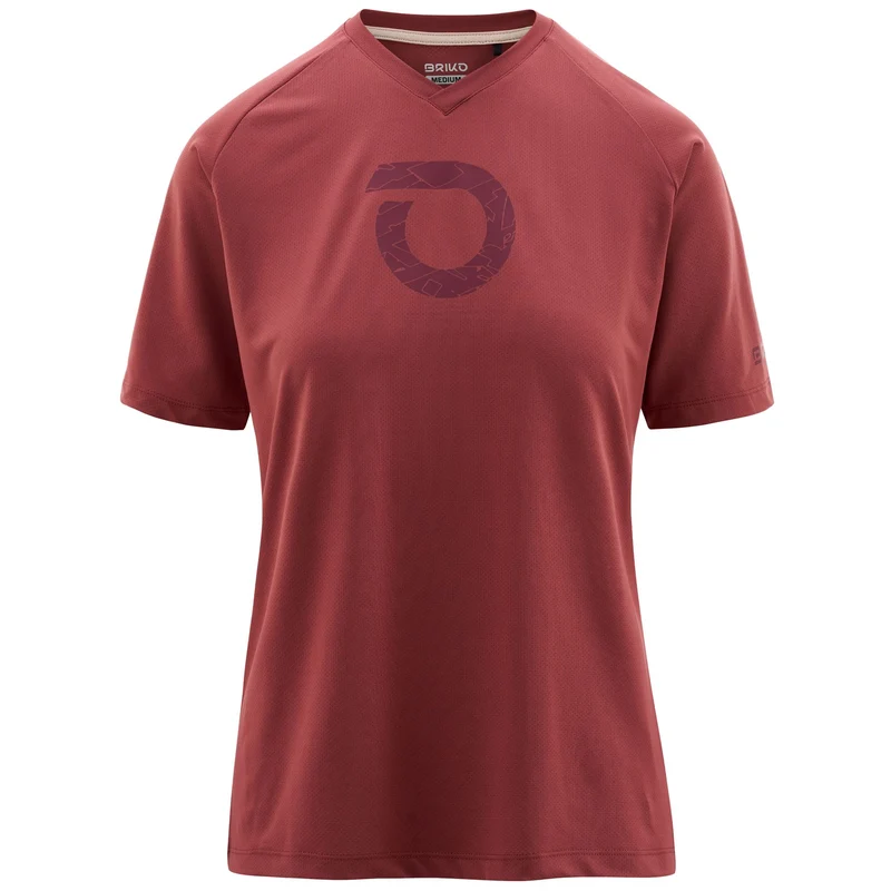 ADVENTURE GRAPHIC LADY JERSEY - Active Jerseys - Shirt - Woman - Brown Pinkish