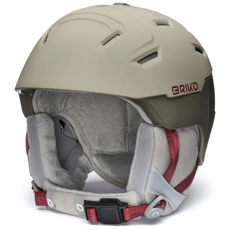 CRYSTAL 2.0 - Helmets - Helmet - Woman - Matt Nomad Beige-Shiny Clay Creek Green-Tawny Port Plum