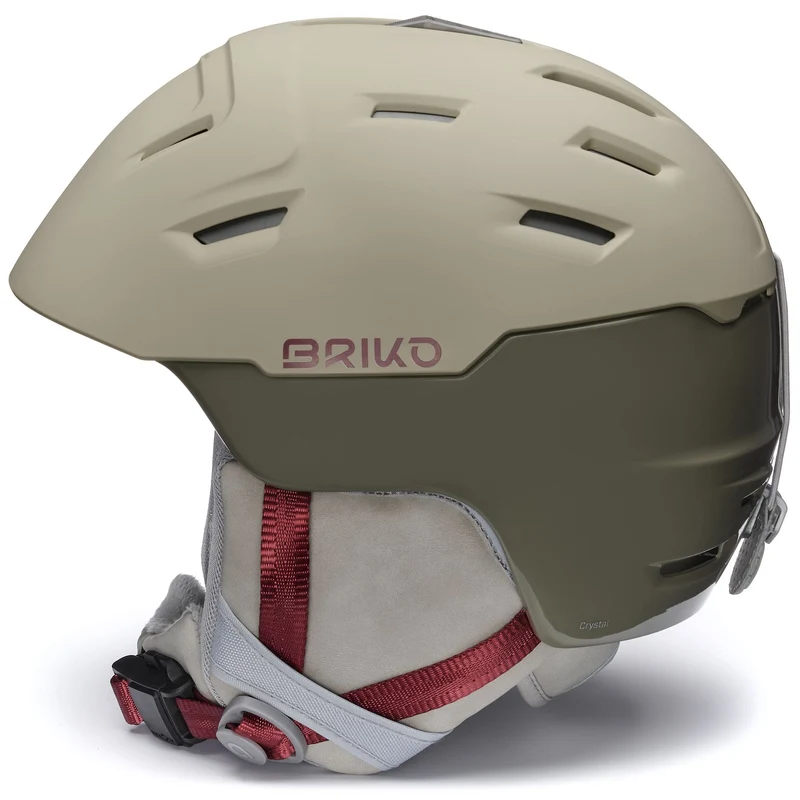 CRYSTAL 2.0 - Helmets - Helmet - Woman - Matt Nomad Beige-Shiny Clay Creek Green-Tawny Port Plum