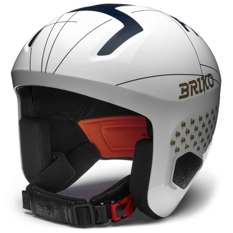 VULCANO 2.0 FRANCE - Helmets - Helmet - Unisex - Shiny White-Tangaroa Blue-Gold